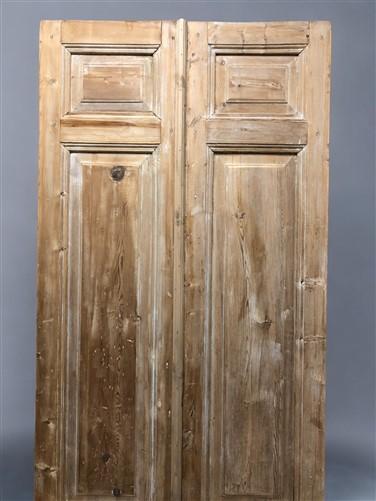 Antique French Double Doors (39x96.75) European Doors, Raised Panel Doors A619