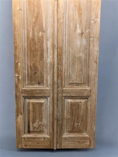 Antique French Double Doors (39x96.75) European Doors, Raised Panel Doors A619