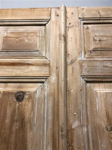 Antique French Double Doors (39x96.75) European Doors, Raised Panel Doors A619