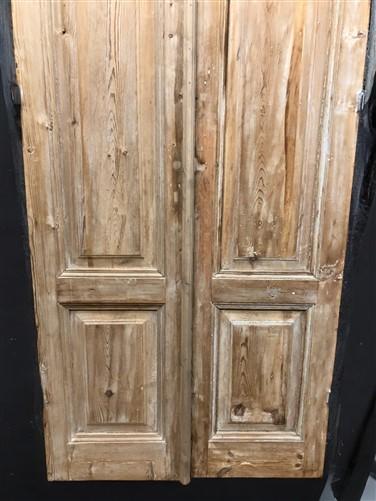 Antique French Double Doors (39x96.75) European Doors, Raised Panel Doors A619