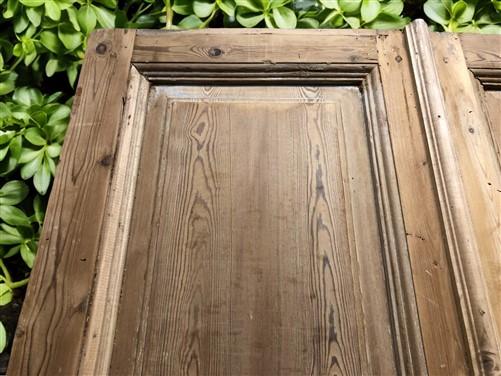 Antique French Double Doors (40x98.5) European Doors, Raised Panel Doors A620