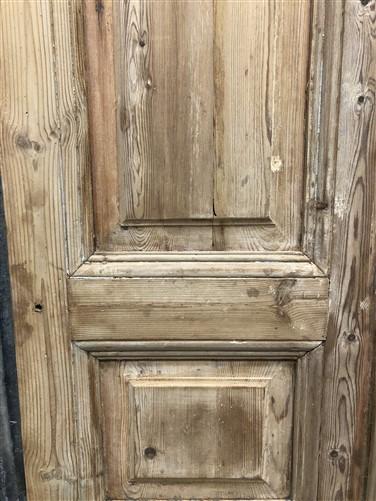 Antique French Double Doors (35.5x93.5) European Doors, Raised Panel Doors A621