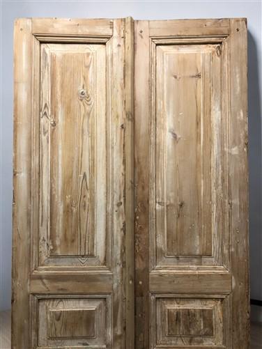 Antique French Double Doors (39x90.5) European Doors, Raised Panel Doors A623