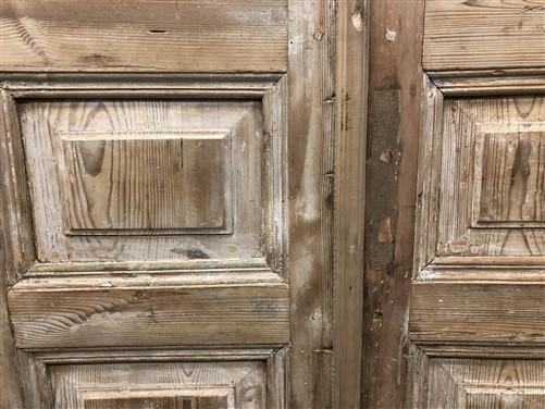 Antique French Double Doors (39x90.5) European Doors, Raised Panel Doors A623