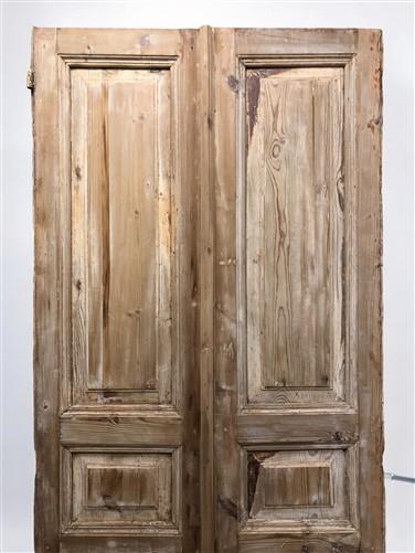 Antique French Double Doors (39x90.5) European Doors, Raised Panel Doors A623