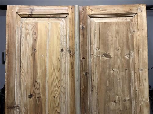 Antique French Double Doors (41.75x86.5) Raised Panel Doors, European Doors A624