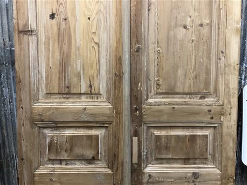 Antique French Double Doors (41.75x86.5) Raised Panel Doors, European Doors A624