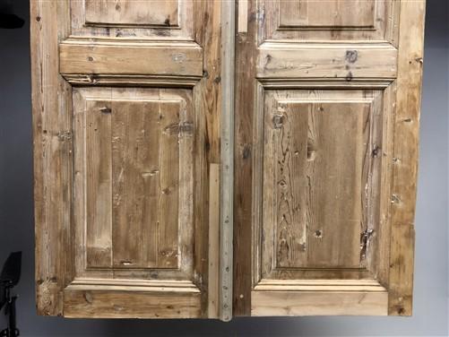 Antique French Double Doors (41.75x86.5) Raised Panel Doors, European Doors A624