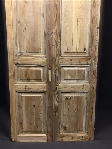 Antique French Double Doors (41.75x86.5) Raised Panel Doors, European Doors A624