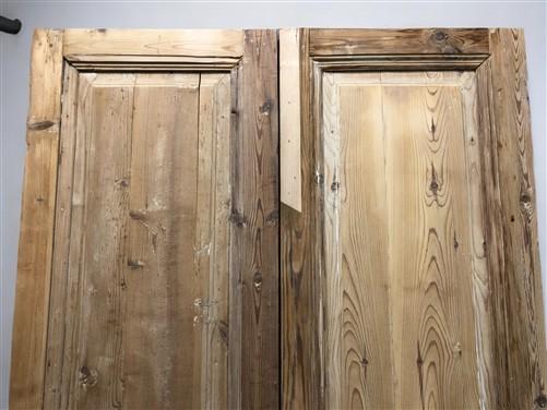 Antique French Double Doors (41.75x86.5) Raised Panel Doors, European Doors A624