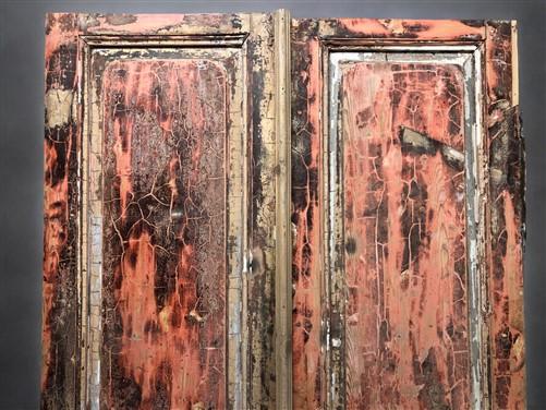 Antique French Double Doors (42x88) Raised Panel Doors, European Doors A626