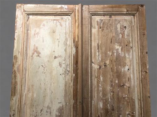 Antique French Double Doors (51x99) European Doors, Raised Panel Doors A628