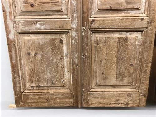 Antique French Double Doors (51x99) European Doors, Raised Panel Doors A628