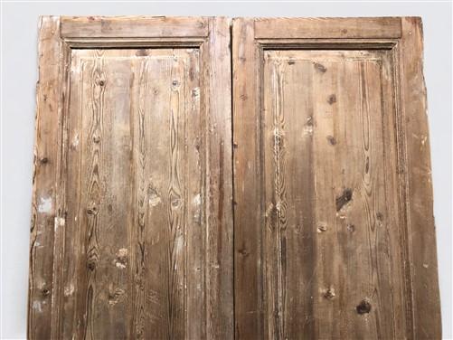 Antique French Double Doors (51x99) European Doors, Raised Panel Doors A628