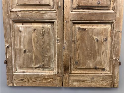 Antique French Double Doors (51x99) European Doors, Raised Panel Doors A628