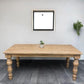 6' Harvest Table, Dining Table, Natural Farmhouse Table, Kitchen Island, Country