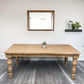 6' Harvest Table, Dining Table, Natural Farmhouse Table, Kitchen Island, Country