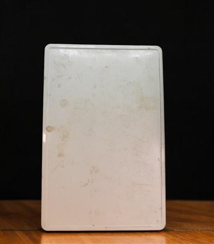 White Porcelain Table Top Panel, Kitchen Cupboard Hoosier Cabinet Enamel A21,