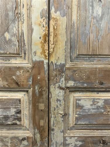 Antique French Double Doors (43x98) Raised Panel Doors, European Doors A627