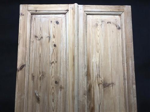 Antique French Double Doors (44.5x97.75) Raised Panel Doors, European Doors A629