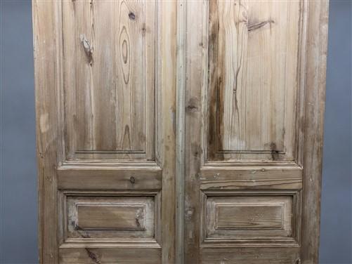 Antique French Double Doors (44.5x97.75) Raised Panel Doors, European Doors A629