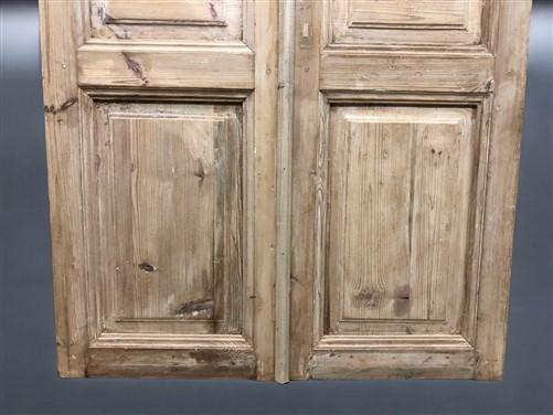 Antique French Double Doors (44.5x97.75) Raised Panel Doors, European Doors A629