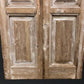 Antique French Double Doors (39x100.5) European Doors, Raised Panel Doors A630