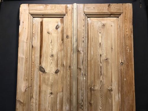 Antique French Double Doors (36.5x92) European Doors, Raised Panel Doors A631