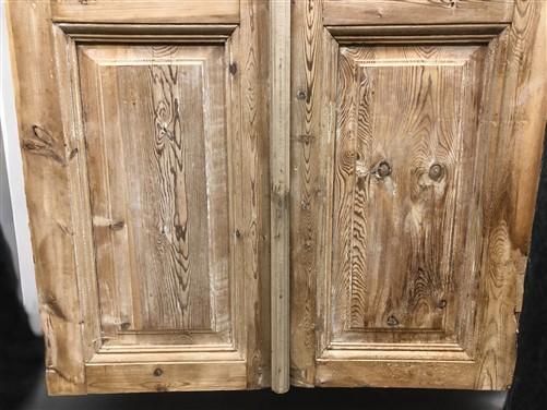 Antique French Double Doors (36.5x92) European Doors, Raised Panel Doors A631