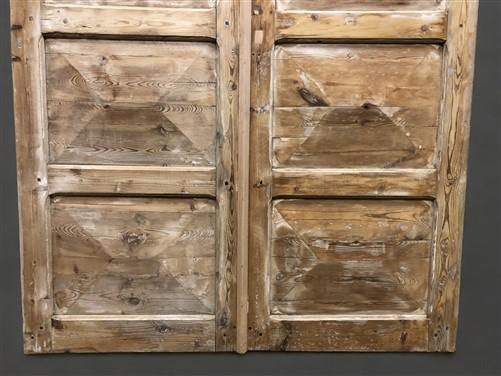 Antique French Double Doors (56.5x82.5) European Doors, Raised Panel Doors A634