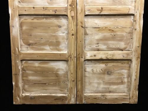 Antique French Double Doors (56.5x82.5) European Doors, Raised Panel Doors A634