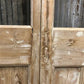 Antique French Double Doors (43x82) 6 Pane Glass European Doors G123