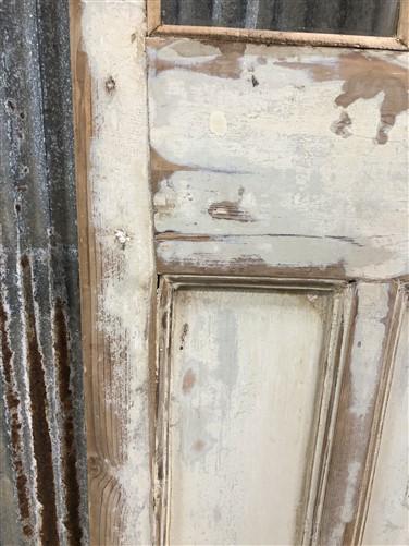 Antique French Double Doors (43x82) 6 Pane Glass European Doors G123