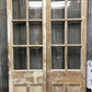 Antique French Double Doors (43.5x86) 6 Pane Glass European Doors G125