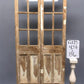 Antique French Double Doors (43.5x86) 6 Pane Glass European Doors G125