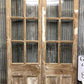 Antique French Double Doors (43.5x86) 6 Pane Glass European Doors G125