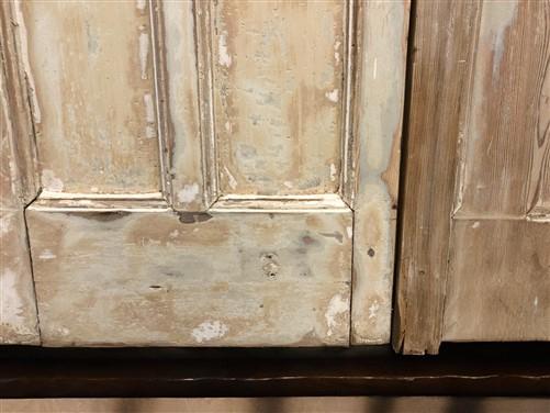 Antique French Double Doors (43.5x85.75) 6 Pane Glass European Doors G126