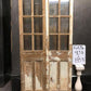 Antique French Double Doors (43.5x85.75) 6 Pane Glass European Doors G126