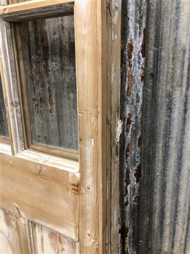 Antique French Double Doors (43.5x85.75) 6 Pane Glass European Doors G126