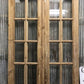 Antique French Double Doors (39.75x94) 8 Pane Glass Doors, European Doors G128