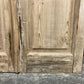 Antique French Double Doors (39.75x94) 8 Pane Glass Doors, European Doors G128