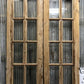 Antique French Double Doors (39.75x94) 8 Pane Glass Doors, European Doors G128