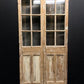 Antique French Double Doors (43.5x 84.5) 6 Pane Glass European Doors G129