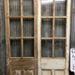 Antique French Double Doors (43.5x 84.5) 6 Pane Glass European Doors G129