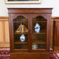 Walnut China Cabinet, Vintage, Bookcase, Display Case, Curio Cabinet Showcase