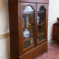 Walnut China Cabinet, Vintage, Bookcase, Display Case, Curio Cabinet Showcase