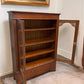 Walnut China Cabinet, Vintage, Bookcase, Display Case, Curio Cabinet Showcase