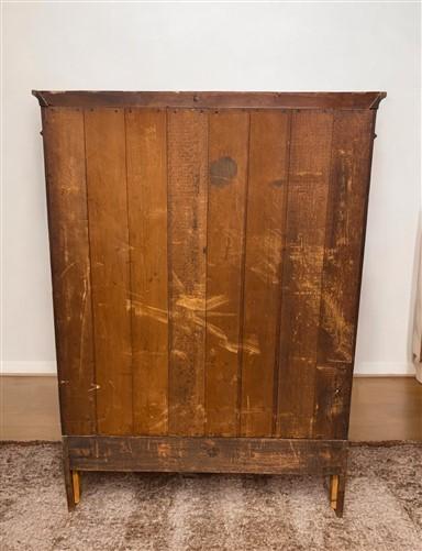 Walnut China Cabinet, Vintage, Bookcase, Display Case, Curio Cabinet Showcase