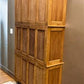 4'10" Triple Stack Cabinet, Pine Kitchen Cabinet, Bookcase, Kitchen Storage, D