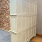 Triple Stack Bookcase, White Kitchen Hutch Cabinet, Kitchen Storage, Cupboard A1